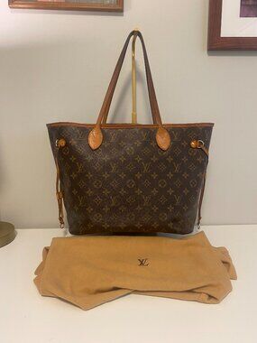 Louis Vuitton Monogram Canvas Tote in Brown and Tan